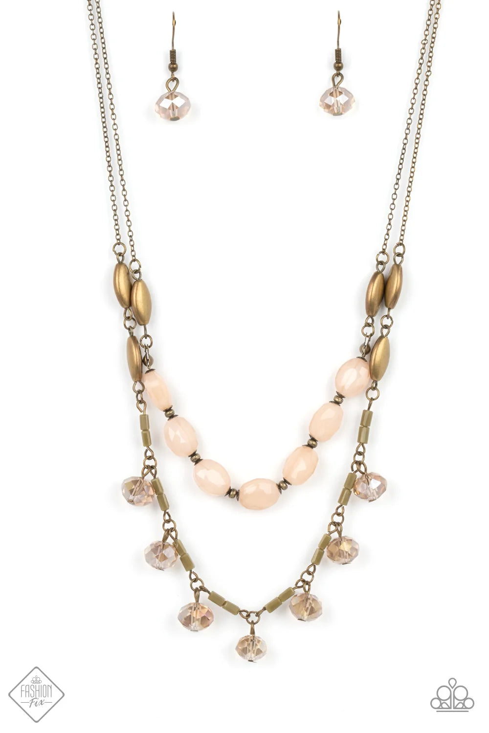 Paparazzi ♥ Sheen Season - Brass ♥ Necklace
