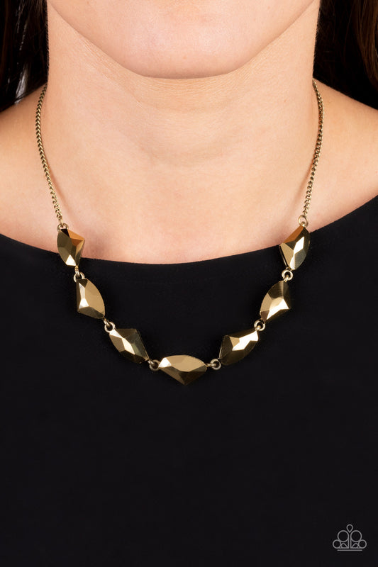Raw Rapture - Brass Necklace