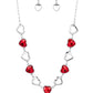 Contemporary Cupid - Red Necklace