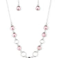 Elegantly Elite - Pink Necklace