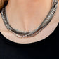 Paparazzi ♥ Troublemaker Trove - Black ♥ Necklace