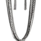 Paparazzi ♥ Troublemaker Trove - Black ♥ Necklace