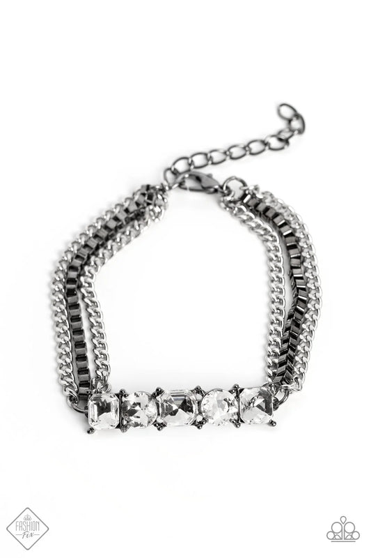 Paparazzi ♥ Tyrant Treasure - Black ♥ Bracelet