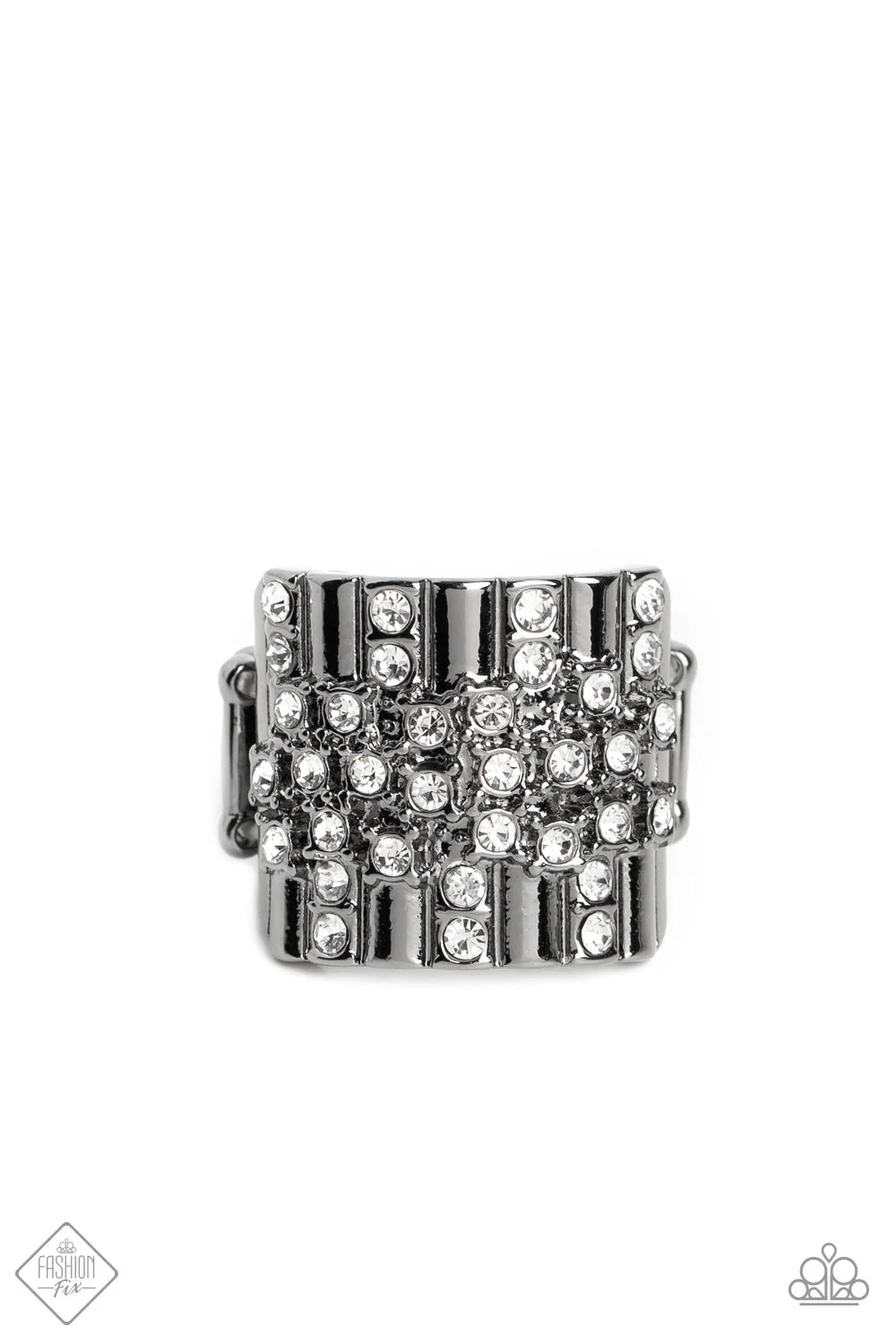Paparazzi ♥ Lawbreaking Loot - Black ♥ Ring