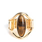 Paparazzi ♥ Spartan Stone - Brown ♥ Ring