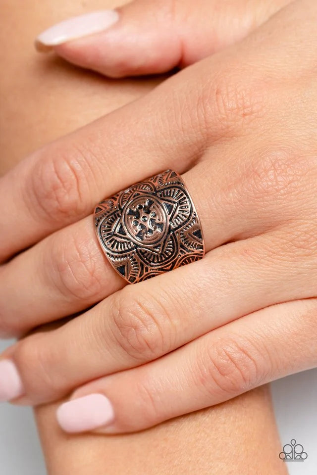 Paparazzi Ring ~ Argentine Arches - Copper
