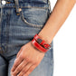 Coat of Arms Couture - Red Bracelet