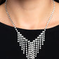 SHIMMER of Stars - White Necklace