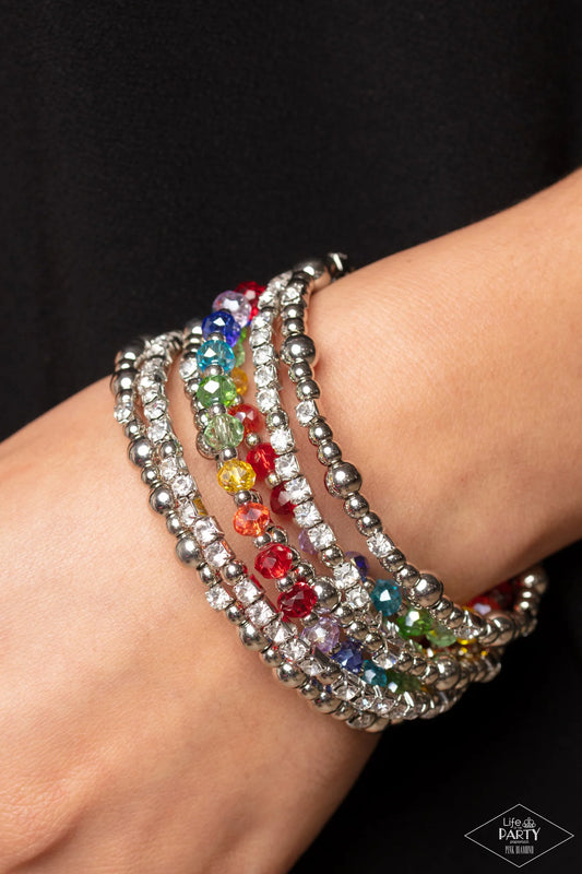 Paparazzi ♥ ICE Knowing You - Multi ♥ Bracelet