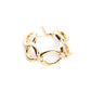 Constructed Chic - Gold Bracelet