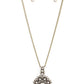 Bewitching Brilliance - Brass Necklace