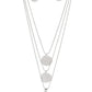 Paparazzi ♥ Caviar Charm - Silver ♥ Necklace