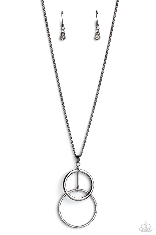 Wishing Well Whimsy - Black Necklace