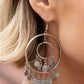 Paparazzi ♥ Caviar Command - Silver ♥ Earrings