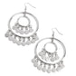 Paparazzi ♥ Caviar Command - Silver ♥ Earrings