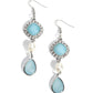 Paparazzi ♥ European Energy - Blue ♥ Earrings