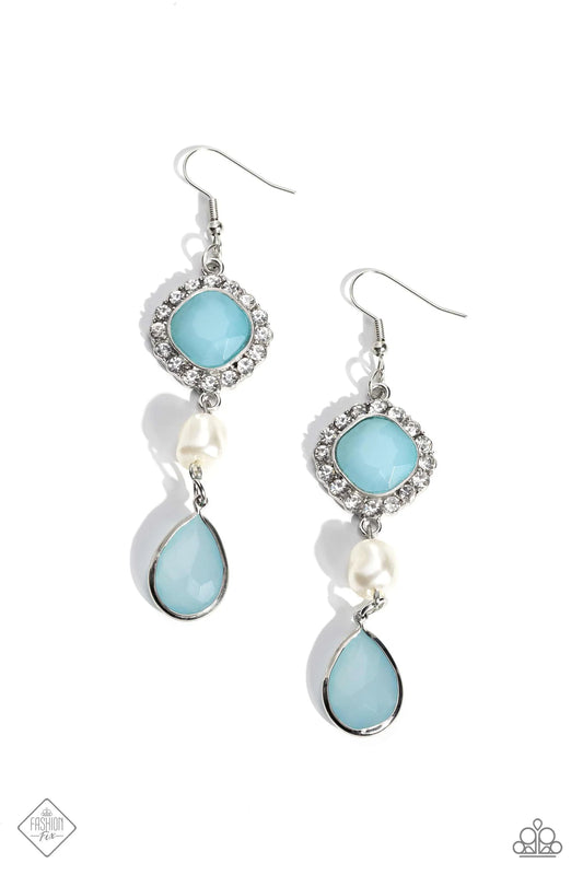 Paparazzi ♥ European Energy - Blue ♥ Earrings