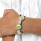 Multicolored Madness - Green Bracelet