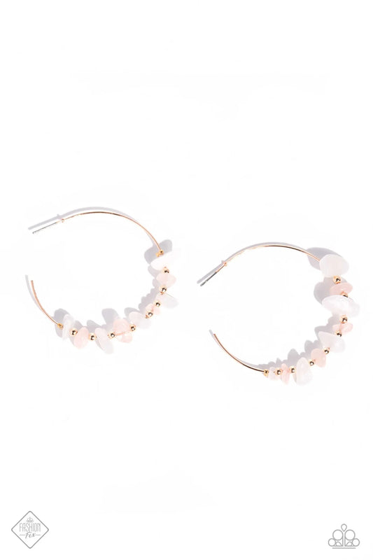 Paparazzi ♥ Euphoric Enjoyment - Rose Gold ♥ Earrings