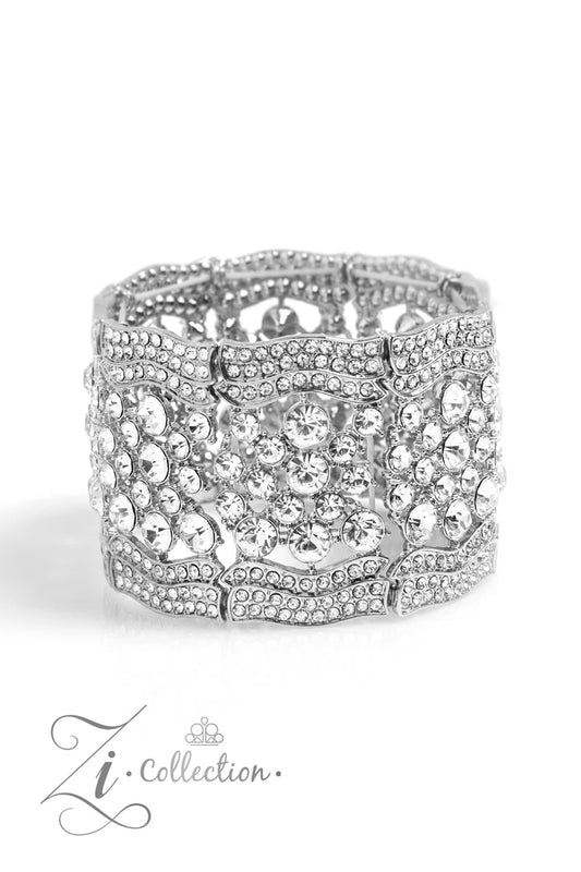 Paparazzi "Made for This" White 2023 Zi Collection Bracelet