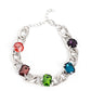 Paparazzi ♥ Fearlessly Fastened - Multi ♥ Bracelet