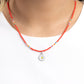 Charming Chance - Red Necklace