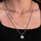 Burning Love - Green Necklace
