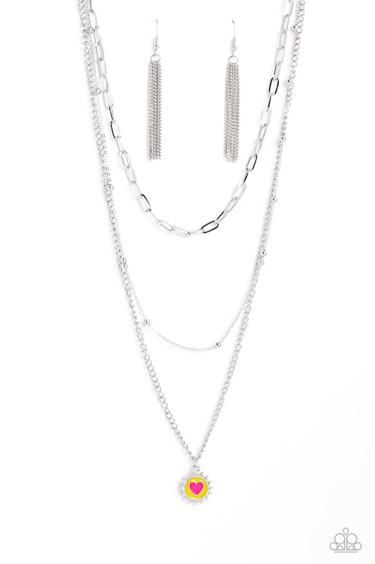 Burning Love - Yellow Necklace