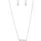 INITIALLY Yours - A - White Necklace