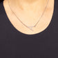 INITIALLY Yours - A - White Necklace