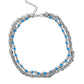 A Pop of Color - Blue Necklace