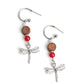 Paparazzi ♥ Take BEAD - Red ♥ Earrings