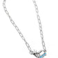Paparazzi ♥ Dont Want to Miss a STRING - Blue ♥ Necklace