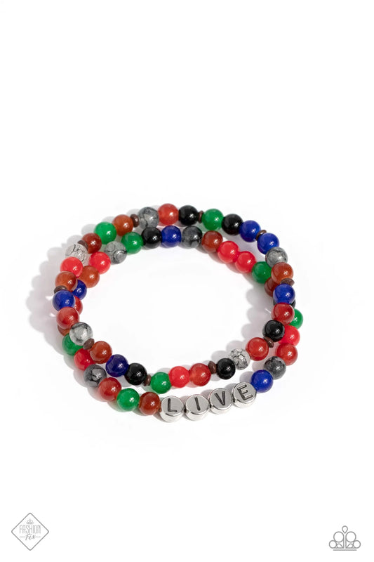 Paparazzi ♥ BEAD That As It May - Red ♥ Bracelet