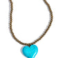 Picturesque Pairing - Brass Necklace
