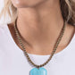 Picturesque Pairing - Brass Necklace