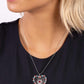 Flirting Ferris Wheel - Red Necklace