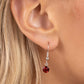 Flirting Ferris Wheel - Red Necklace