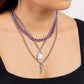 Paparazzi ♥ Locked Labor - Purple ♥ Necklace