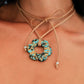 Tied Triumph - Brown Necklace