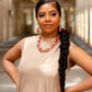 Statement Season - Orange Necklace