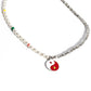 Youthful Yin and Yang - Red Necklace