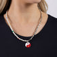 Youthful Yin and Yang - Red Necklace