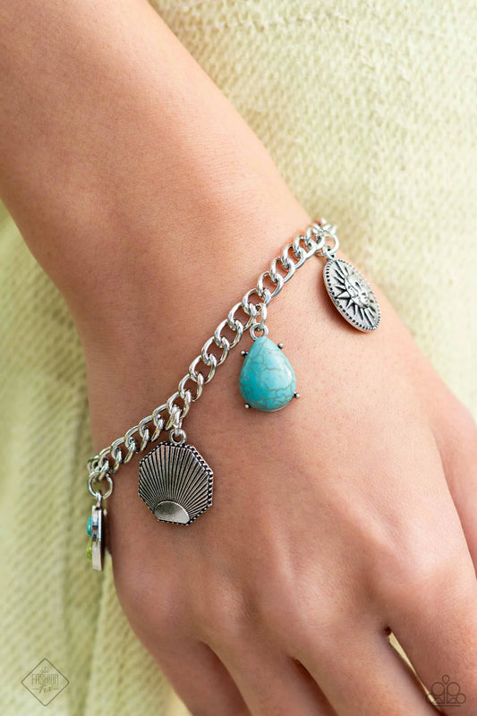 Paparazzi ♥ Nimble Nomad - Blue ♥ Bracelet