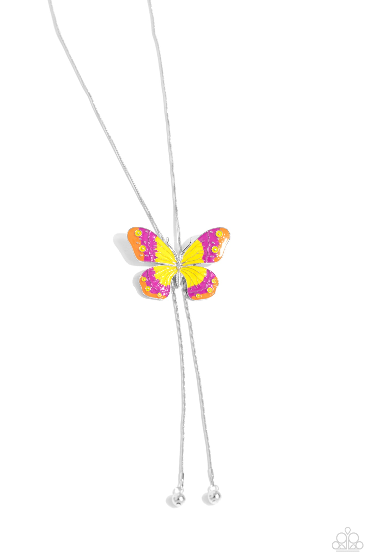 Suspended Shades - Yellow Necklace