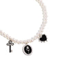 Charming Collision - Black Necklace