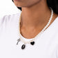 Charming Collision - Black Necklace