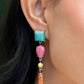 Paparazzi ♥ Saharan Sabbatical - Blue ♥ Post Earrings