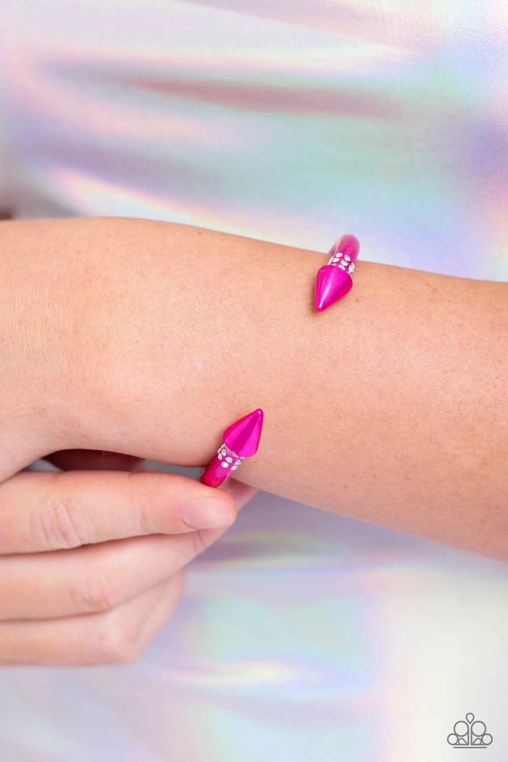 Paparazzi ♥ Punky Plot Twist - Pink ♥ Bracelet