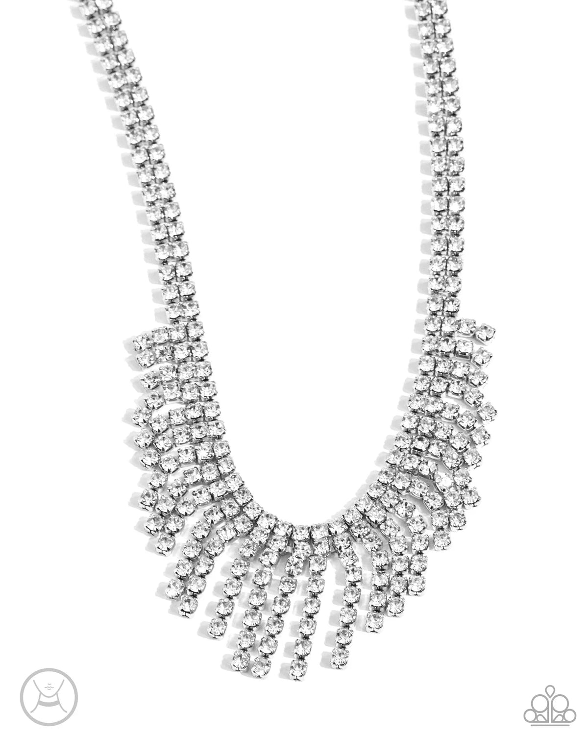 Paparazzi ♥ Daring Decadence - White ♥ Necklace